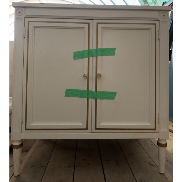 White Wooden Cabinet -  29W, 20D, 31T