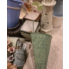 Image 6 : Metal/ Ceramic Planters: Metal Hanging w/ Roses 12 T, Lighthouse Decor 13 T, Watering Cans and More!