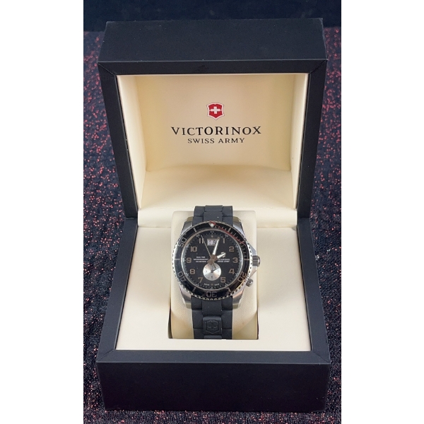 Victorinox Swiss Army Chronograph Watch with Box and instruction manual