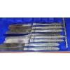 Image 5 : Vintage Flatware Collection In Oak Crate - Stainless Steel