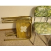 Image 4 : Vintage: Coffee Table 36 w, 11.5 d, 15.5 h, Chairs 15 w, 16.5 d, 31 h, TV Trays