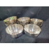 Image 5 : 8 Made in Siam Sterling Silver Bowls with Decorative Motifs