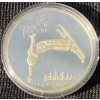 Image 7 : 1988 Calgary Winter Games 12 Coin Set Fine Silver 12 Troy Ounces