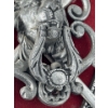Image 8 : Crest & Swords With Lion Door Knocker