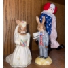Image 4 : Collection Of Decorative Figurines & Music Box' 5T - 2 Character Busts A Clown & More