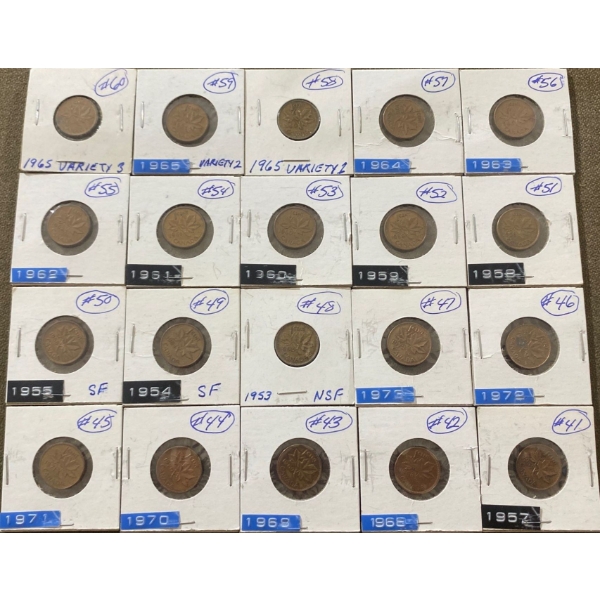 Collection of Canadian Pennies