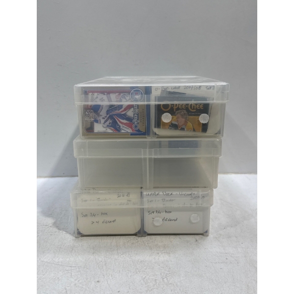 Collection of O-Pee-Chee and Upper Deck, Early 2000s Hockey Cards