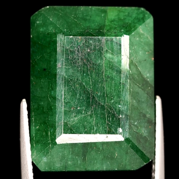 26.9 ct Certified Green Emerald gemstone ($40,350 Appraisal)