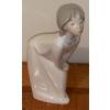 Image 1 :  Lladro Porcelain Young Girl at Night 8T	