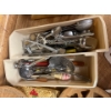 Image 3 : Selection of Knives, Scissors, Cutlery Henckels Knife Block, Cookie Jar, Wicker Paper Plate Holders 