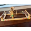 Vintage Tabletop Wooden Loom, Antique Small Loom, Hand Loom, Weaving Machine, Decorative Loom, Home 