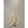 Image 3 : Five Wooden Hockey Sticks with Labels and Markings