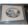 Image 5 : Framed Farm Print 27 w 23 h.  Catherine Munn Prints Home 13 1/2 w 10 1/2 h Fishing 18 1/2 w 14 1/2