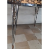 Image 3 : Vintage Laminate Table w/ Chrome Base 42" Diameter, 29 T
