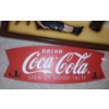 Image 4 : Coca-Cola Collectibles: Painted Wood Sign 24 X 16 and Sign w/ Hooks 18.5 X 7 