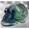 Image 3 : Carved Skull Green Tourmaline (56.4 ct, 25×17.5×16.5 mm)