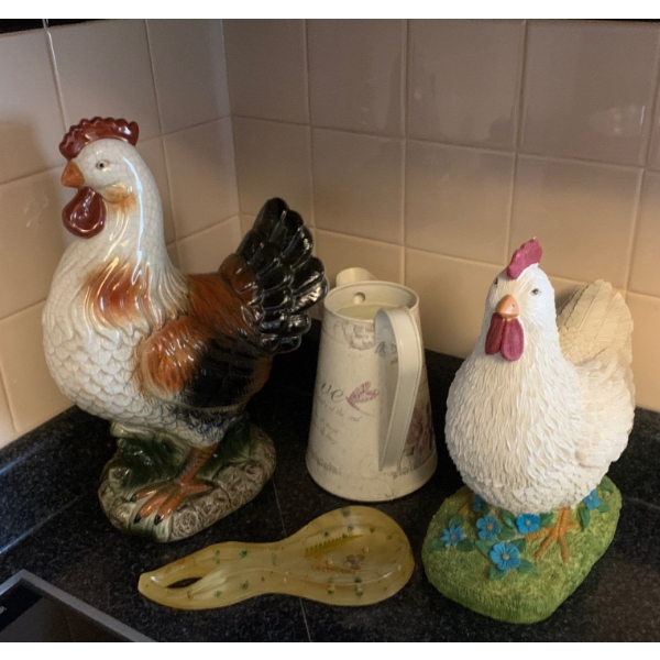 Decorative Kitchen Roosters 10T