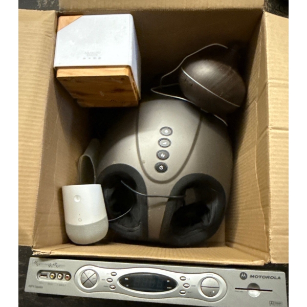 Foot Massager Model A241-1202500U, Google Home (No Cord), Humidifiers, Moto Set Top Box DCT6200