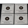 Image 8 : 2011-2012 Full Moon 92.5% Sterling Silver and Niobium 4-Coin Set in Display Case - #1