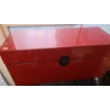 Image 2 : Set of 3 Red Lacquered Storage Boxes- Largest 26 L, 12 T, 10 W