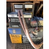 Image 1 : Turbine air sprayer system with battery charger hoses and a box full of miscellaneous wire and charg