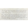 Image 4 : 2001 National Ballet of Canada 92.5% Silver 25.175 Grams