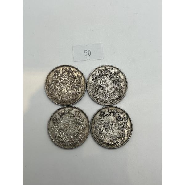 1940's Canadian 50 Cents 