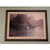 Image 1 : Framed Art Print On Canvas 'Mountain Majesty' By Derk Hensen 46x26