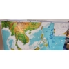 Image 7 : Denoyer-Geppert Visual-Relief Series Roll-Down Map of Southeast Asia