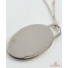 Image 3 :  925 Sterling Silver Gorgeous Tiffany & Co Silver And Blue Enamel Splash Charm Necklace 17.96g