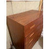 Image 3 : Mid-Century Modern Five-Drawer Teak Chest of Drawers