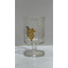 Image 3 : Set of Glassware with Gold Coloured Grape and Flower Designs
