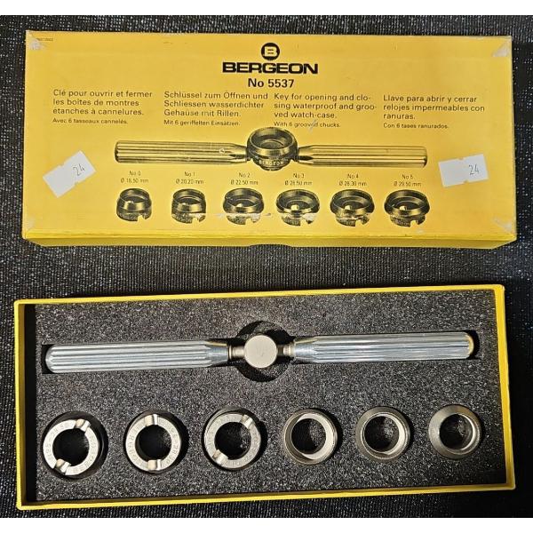  Bergeon 5537 Watch Case Opener Set