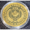 Image 3 : Battle of Queenston Heights 24K Gold Plated Proof Coin