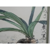 Image 5 : Two Asian Flower Prints, Framed Under Glass, 17 X 16