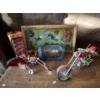 Image 1 : Fire Fighter Collectibles - Shadow Box Wall Art 17L  Fire Trucks & Bikes & More 
