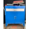 Image 1 : Blue Metal Utility Cart Including Tool Contents - 35W, 18D, 35T