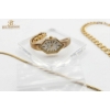 Image 2 : Gold-Tone Jewelry Lot With Bracelets, Necklaces, Earrings, and Watch