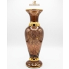 Image 2 : Vintage Vecchia Murano Amethyst Glass 24K Gold Gilt Accents. 10''INCHES HEIGHT