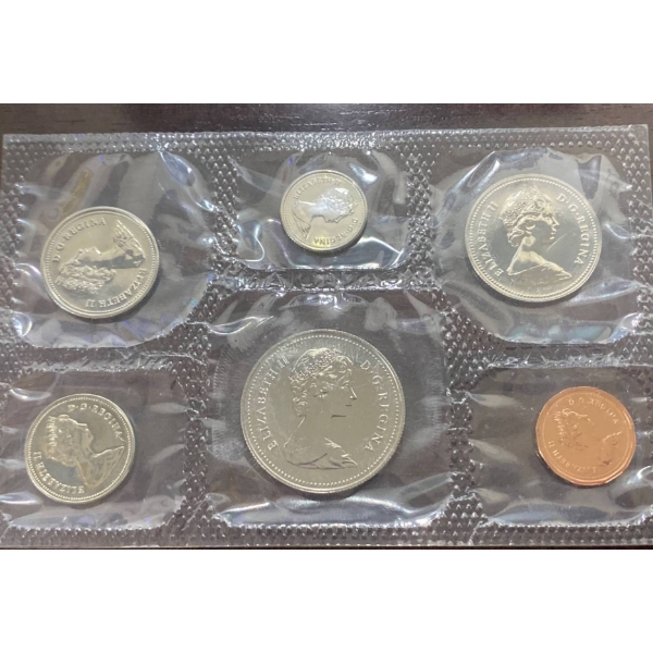 Royal Canadian Mint 1982 Uncirculated Coin Set