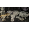 Image 8 : Pressed and Etched Glassware Including Decanter, Bowls, and Cups