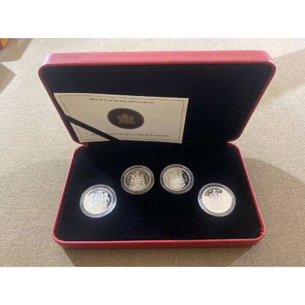 2004 50-Cent Sterling Silver Canada Coin Set With Certificate
