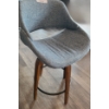 Image 3 : Set of 4 Upholstered Bar Stools 21 w, 37 h, 18 d 