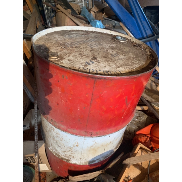 Antique Metal Barrel