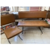 Image 1 : Vintage Restaurant Seating set, bench measures 48”L, 35”T