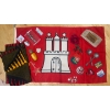 Image 1 : Germany German State Hamburg Coat Of Arms Flag w/ Souveniers From Around The Globe