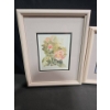 Image 4 : 3 Framed Art Prints: Florals and Birds