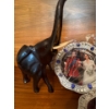 Image 2 : Royal Plates, Wooden Elephant Figure, Oriental Dolls 