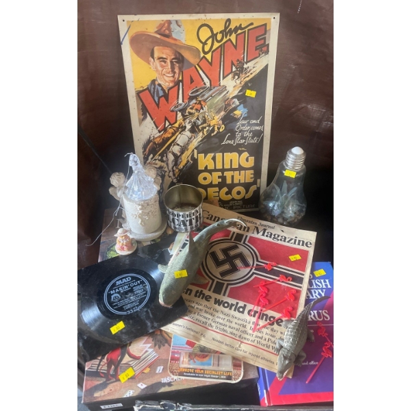 Vintage Collector's Bundle - Taschen Book Of Magic Nazi News John Wayne & more