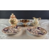 Image 1 : Captivating Ceramic Bundle! Imari Ware Plates, Pitcher and Plate, Jar and Copper Toned Trinket Dish